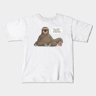 Lazy Sloth Kids T-Shirt